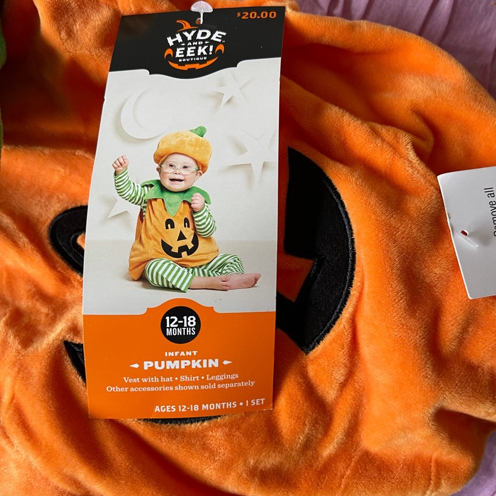 Baby Pumpkin Halloween Costume